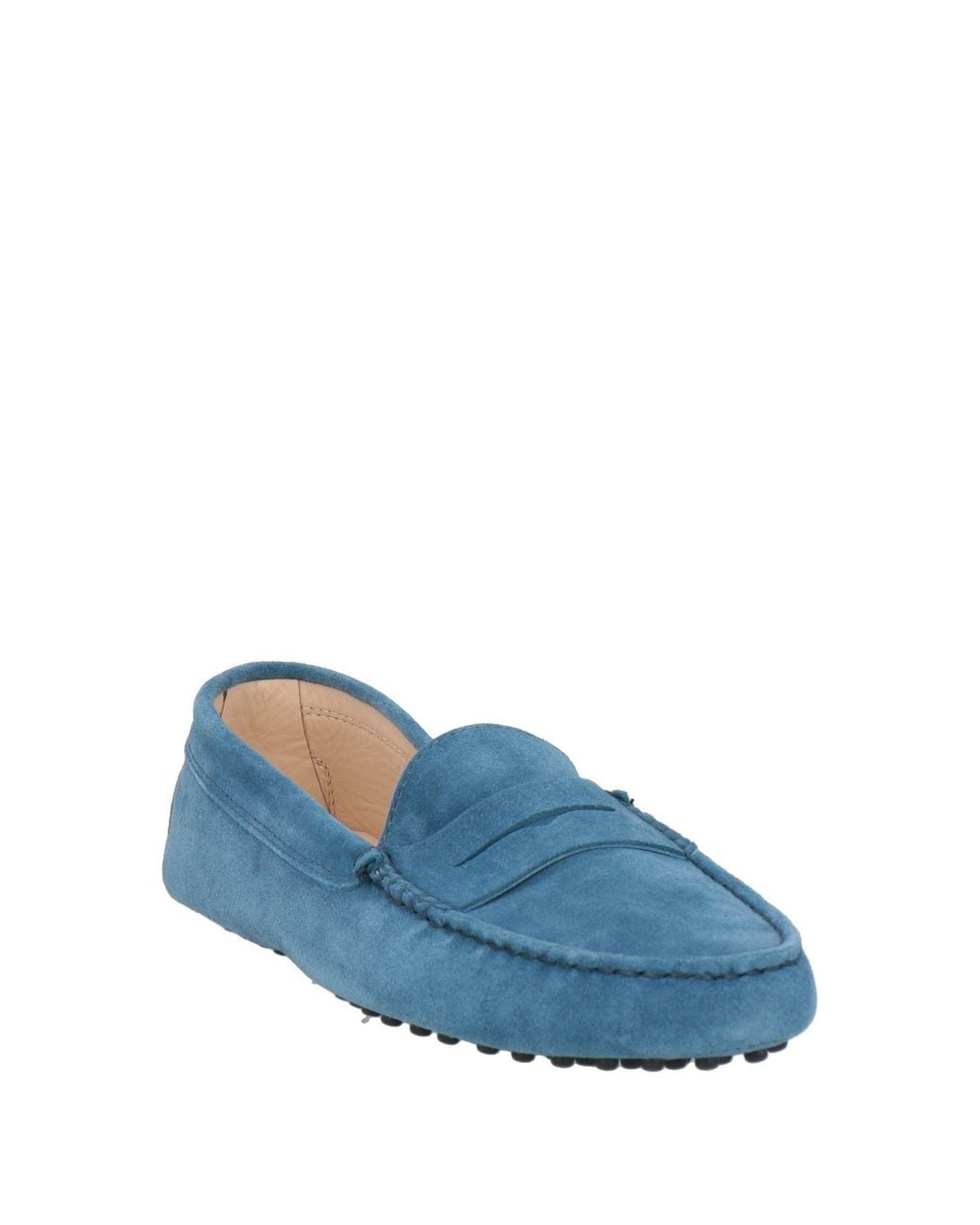 Tod's Blue Loafers Leather