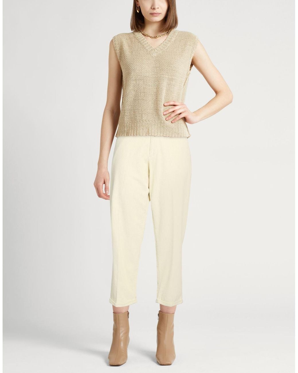 PT Torino Natural Pants Cotton, Elastomultiester, Elastane