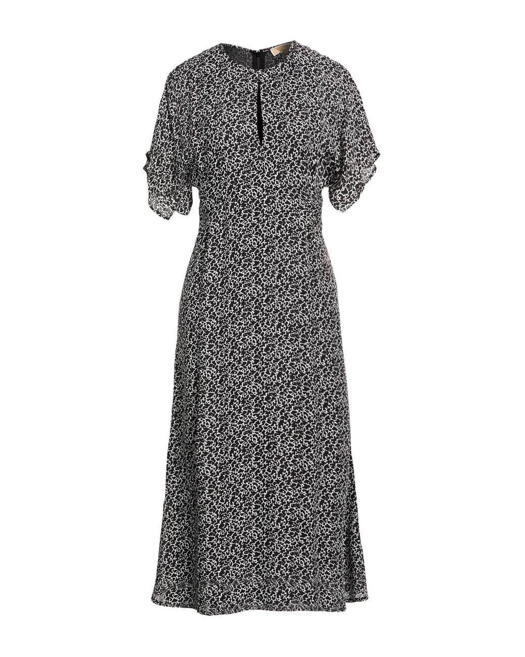 MICHAEL Michael Kors Gray Midi Dress