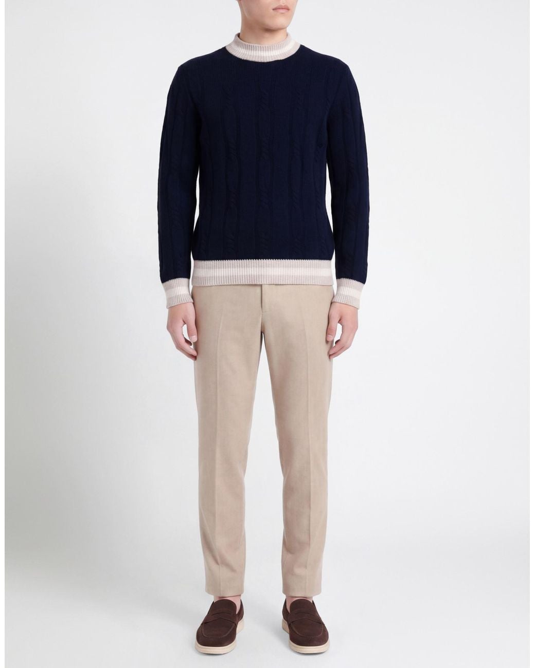 Eleventy Blue Platinum Turtleneck Cashmere for men
