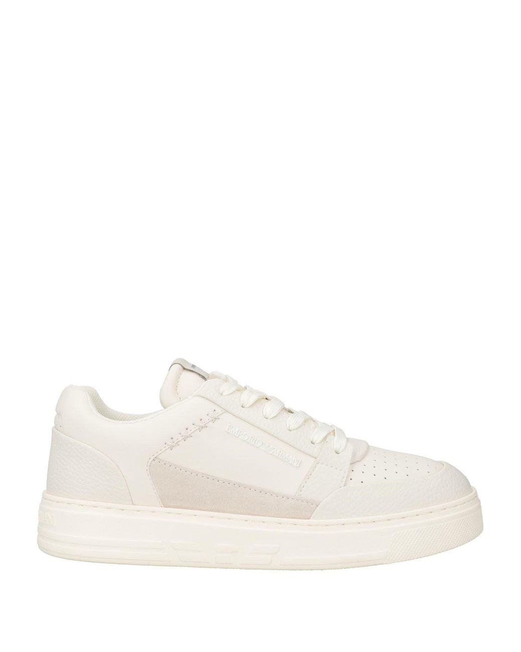Emporio Armani Natural Sneakers Leather