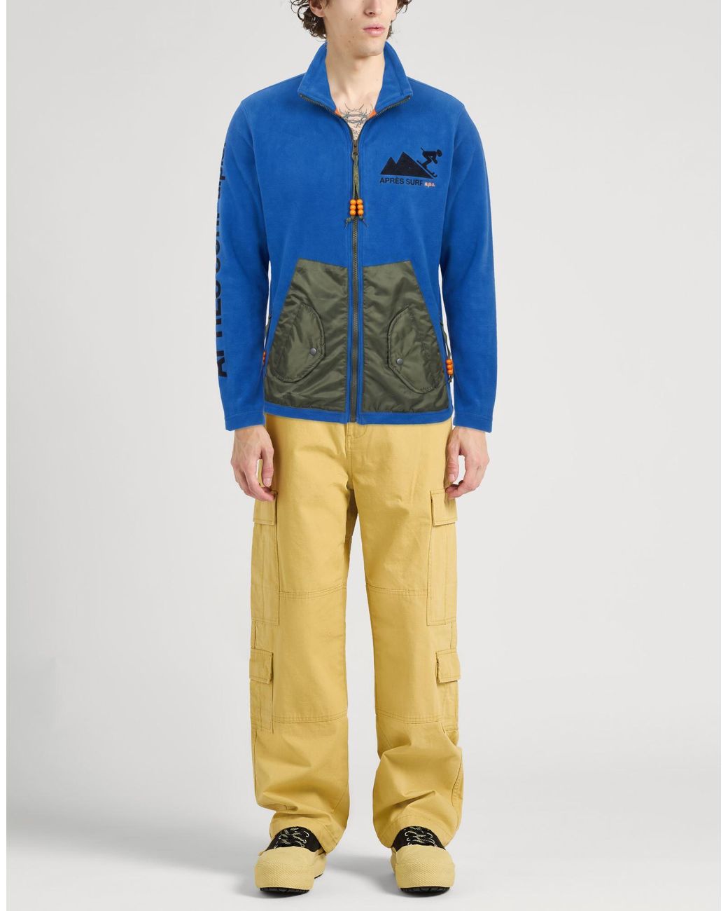 APRÈS SURF Blue Sweatshirt Polyester for men