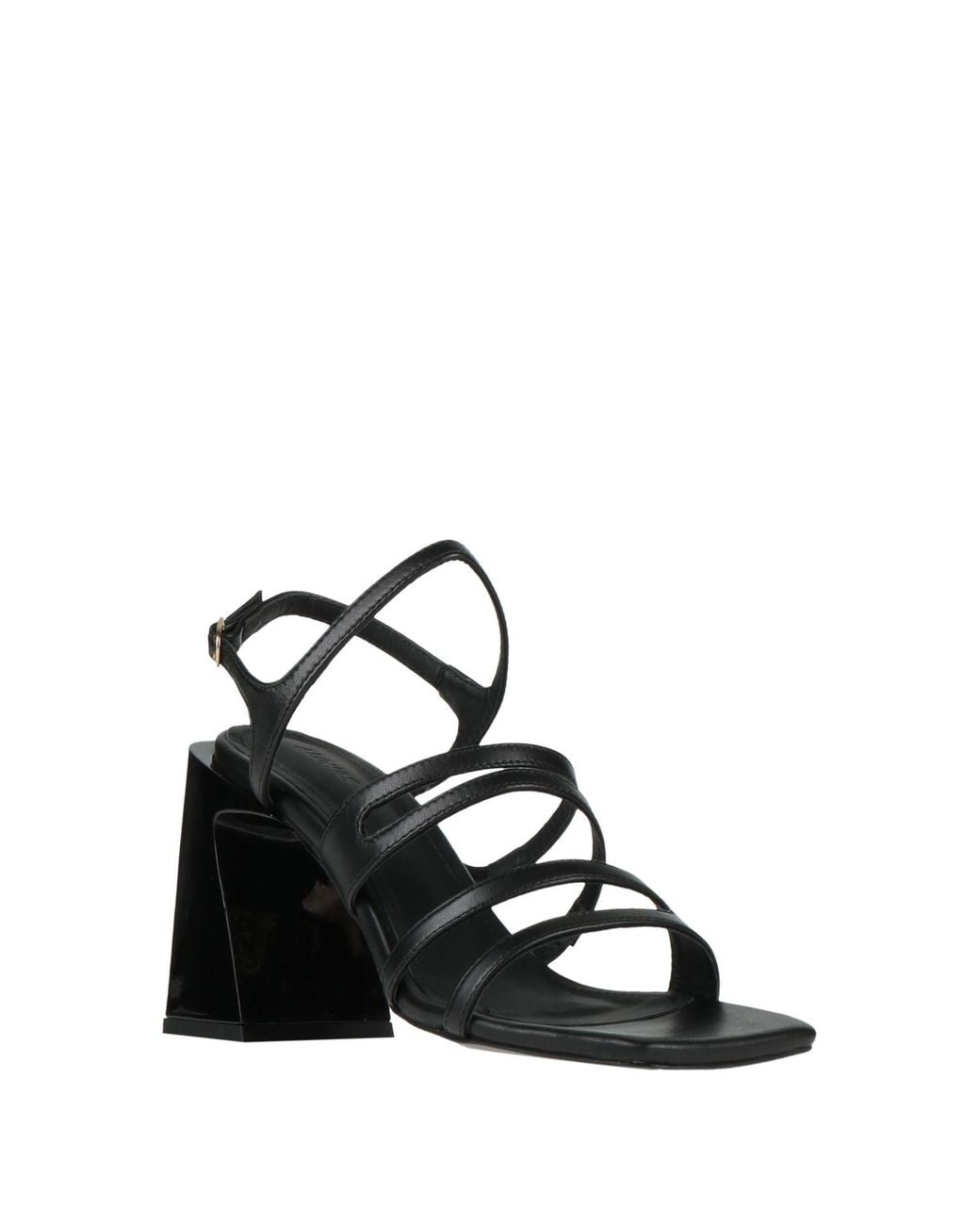 Alohas Black Sandals Leather