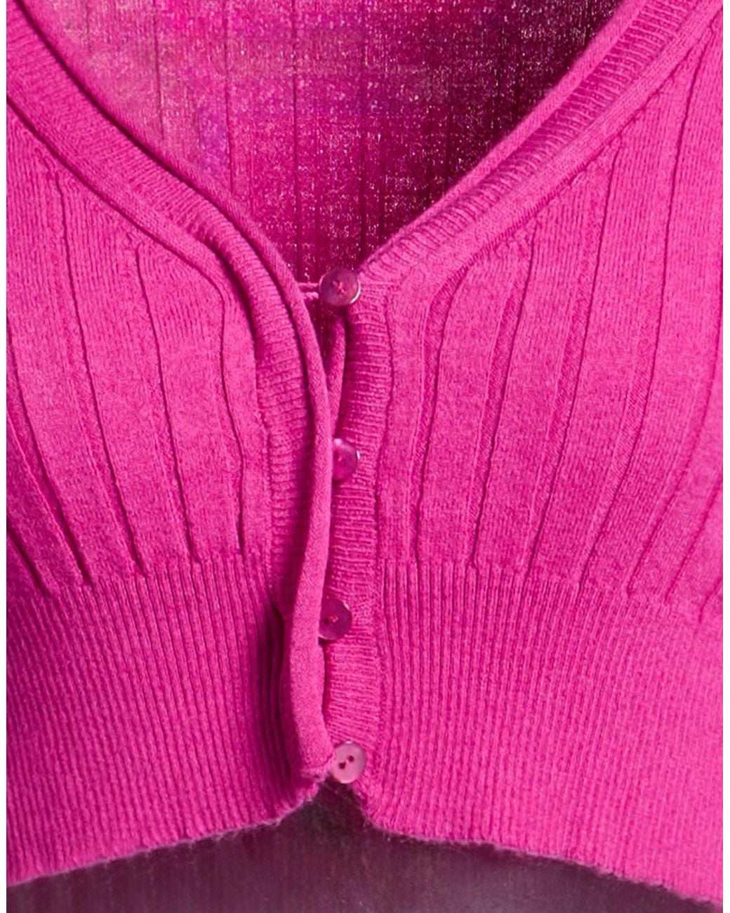 Roy Rogers Pink Cardigan Viscose, Polyester, Polyamide