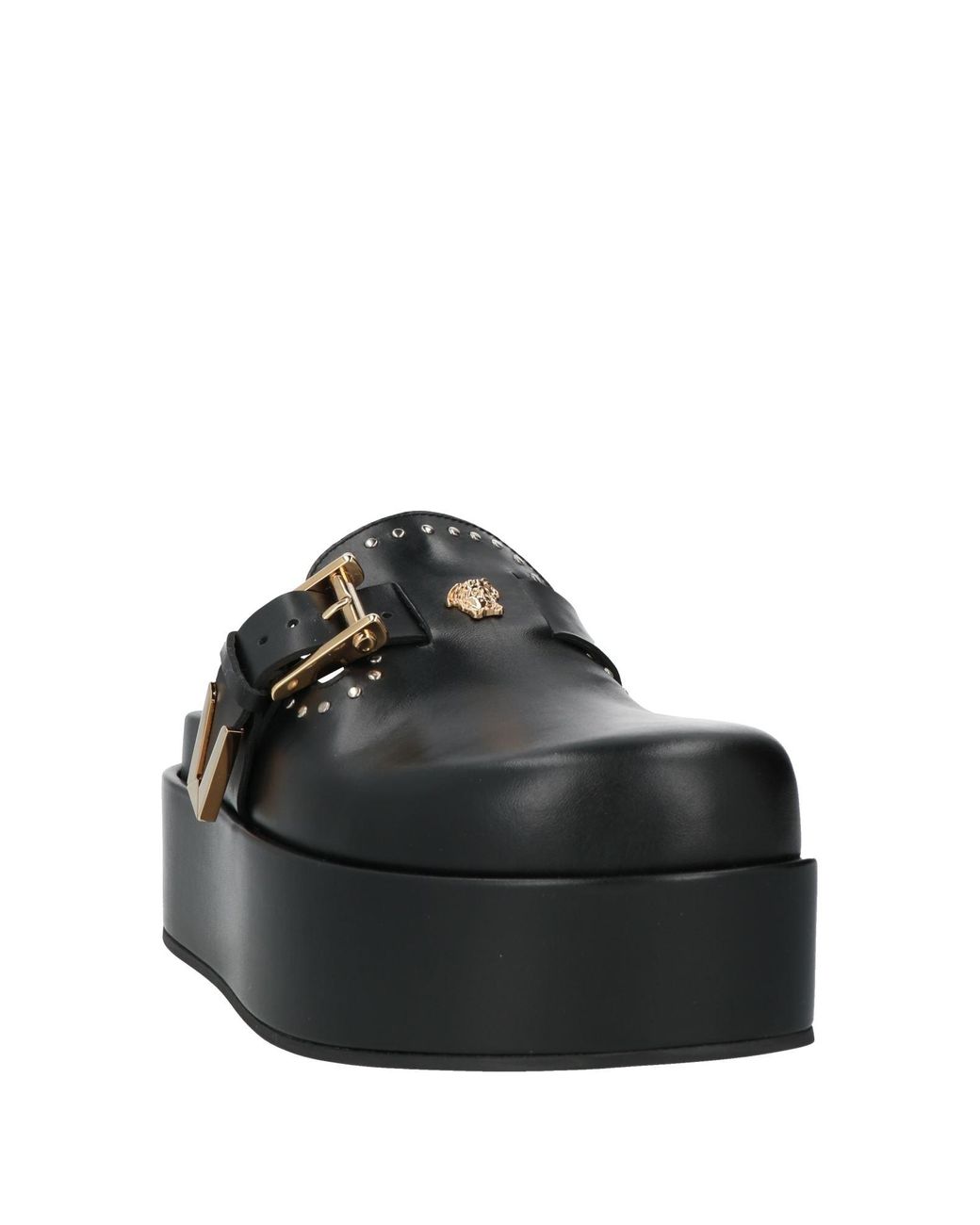 Versace Black Mules & Clogs