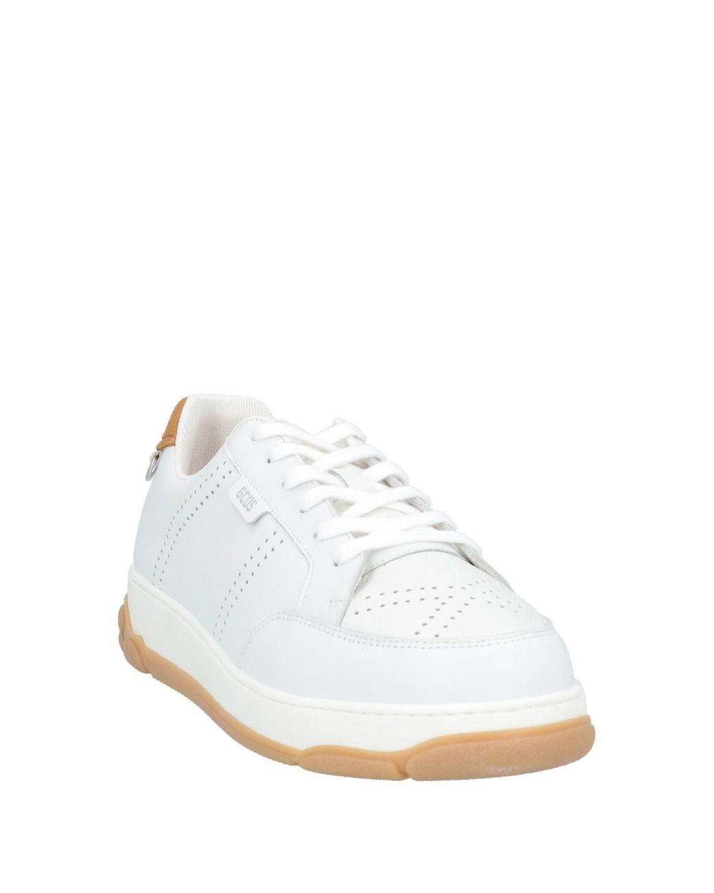 Gcds White Sneakers Leather for men