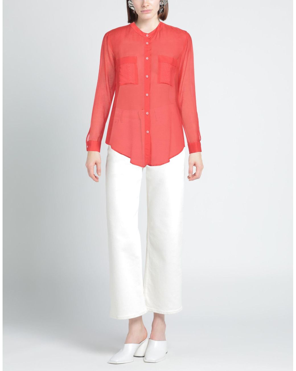 Camicettasnob Pink Shirt Cotton, Silk