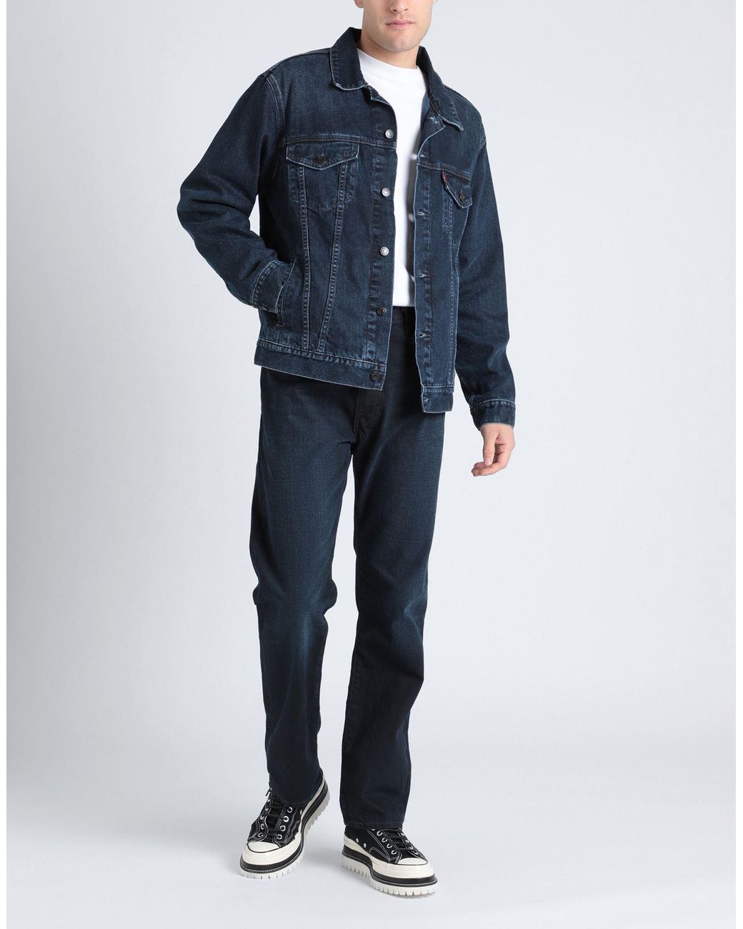Levi's Blue Denim Outerwear for men