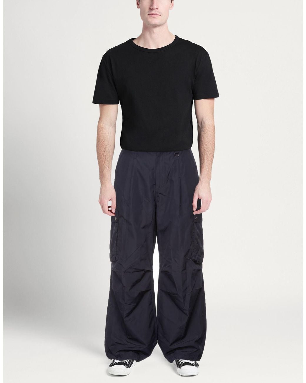 Wooyoungmi Blue Pants Wool, Nylon for men