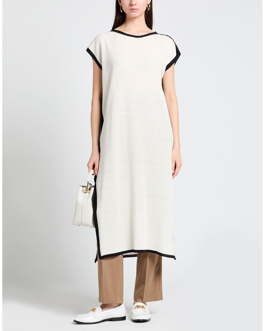 Robe Midi Alpha Studio en coloris White