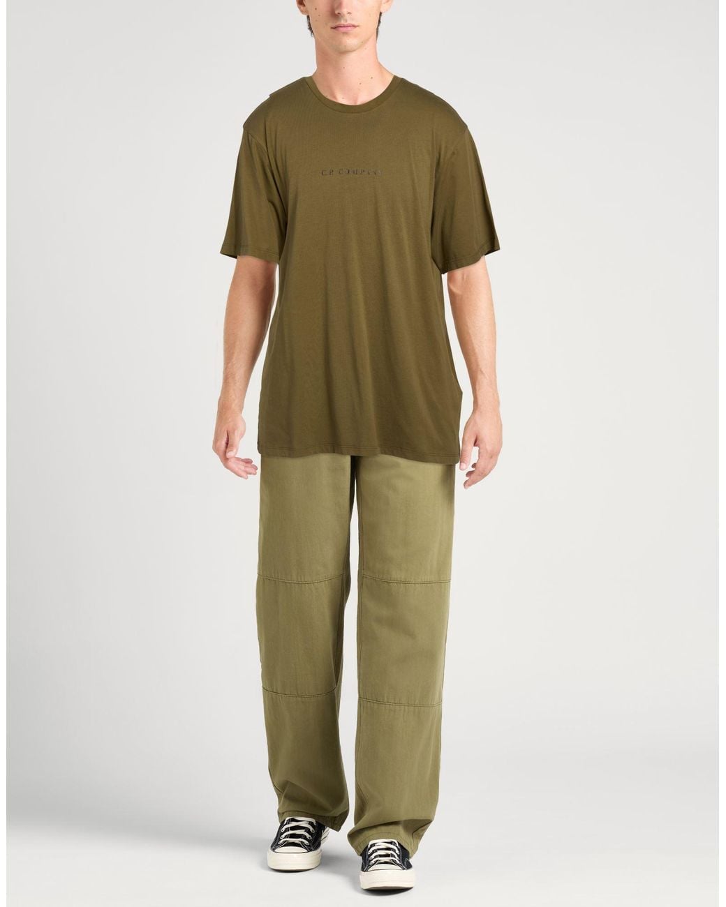 C P Company Green T-Shirt for men