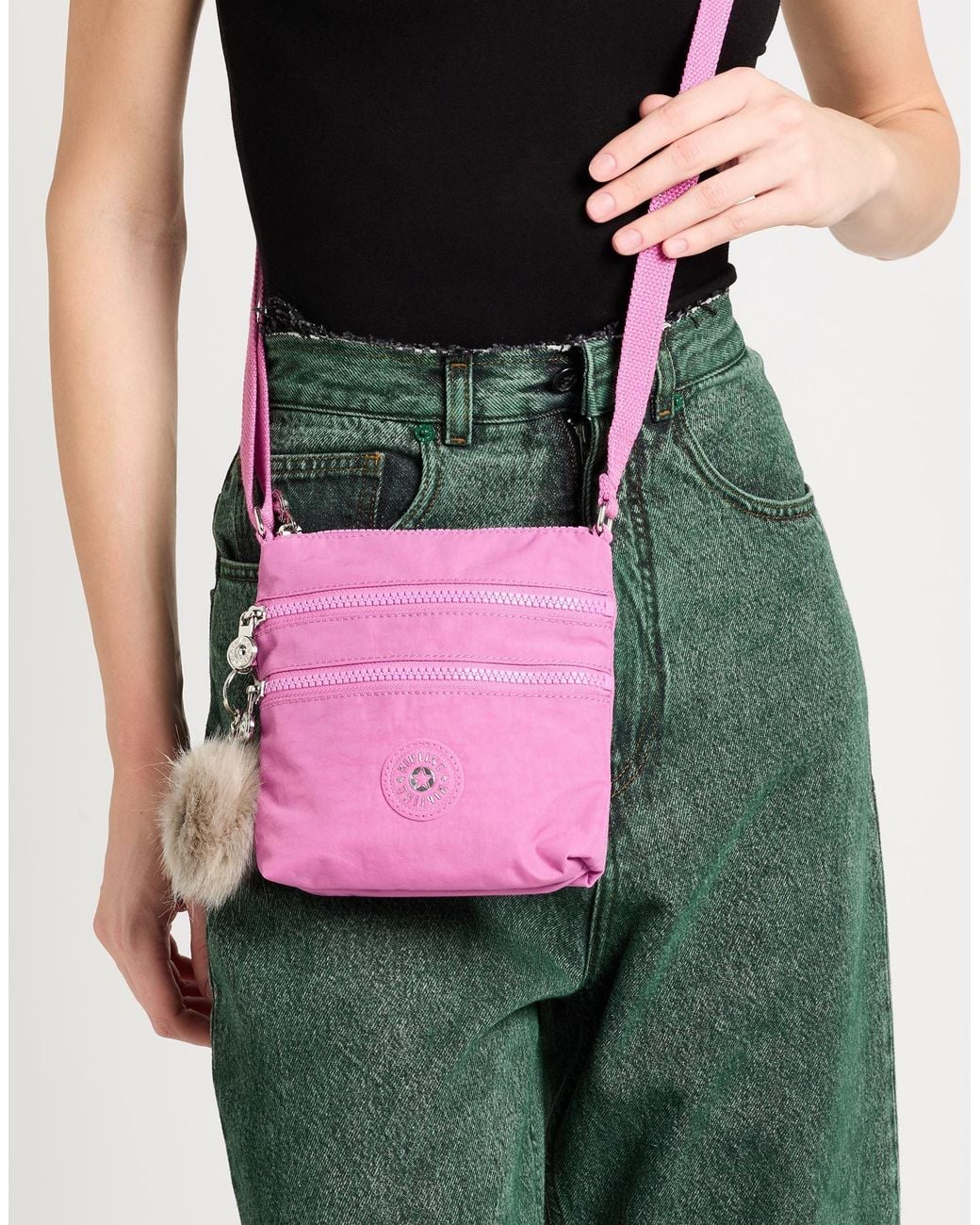 Kipling Pink Cross-Body Bags
