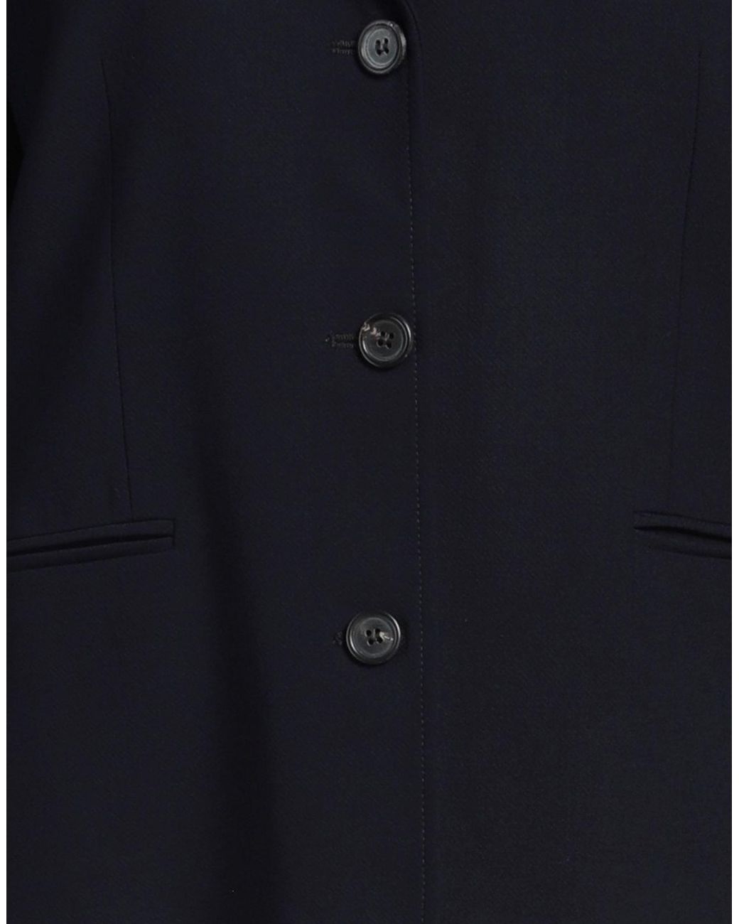 Totême  Blue Blazer Viscose, Wool, Elastane