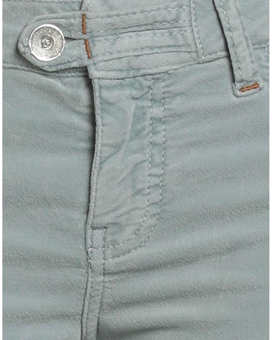 Jacob Cohen Gray Pants Cotton, Elastane