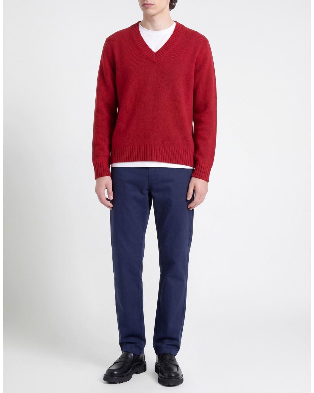 Department 5 Red Brick Sweater Wool for men