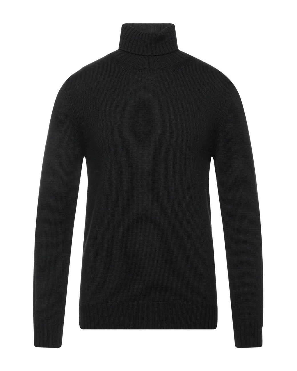Alpha Studio Rollkragenpullover in Black für Herren