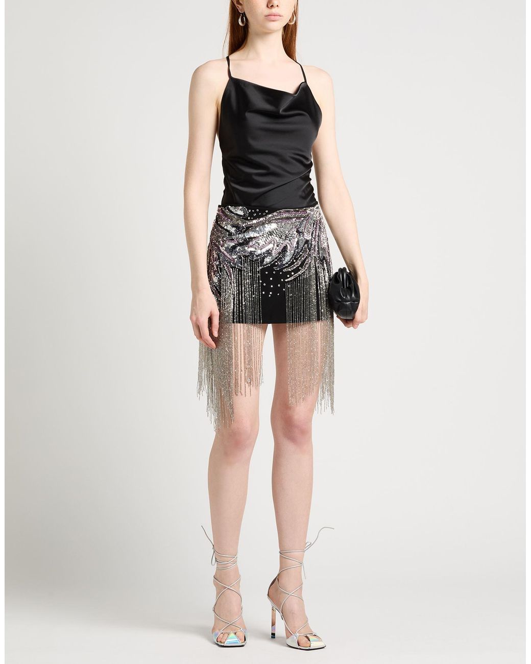 Amen Black Mini Skirt