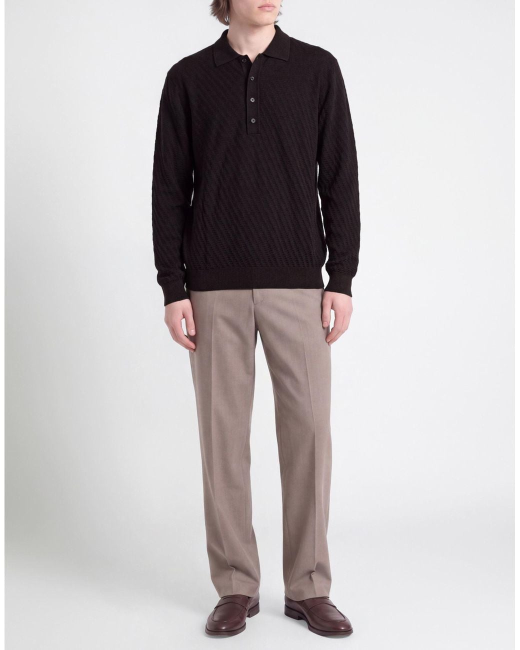 Pullover Paolo Pecora de hombre de color Black