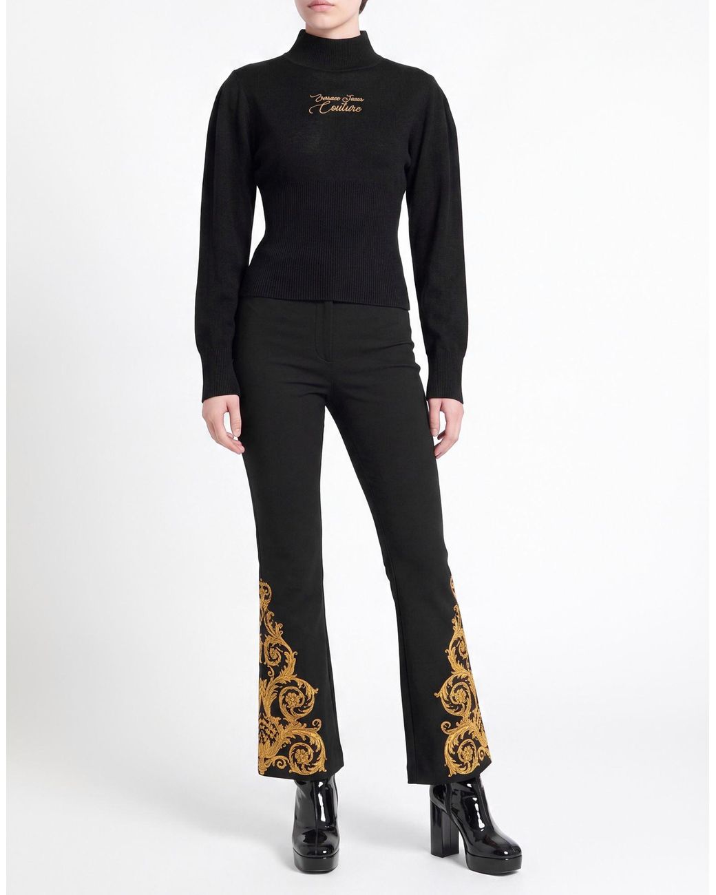 Pullover Versace Jeans Couture de color Black