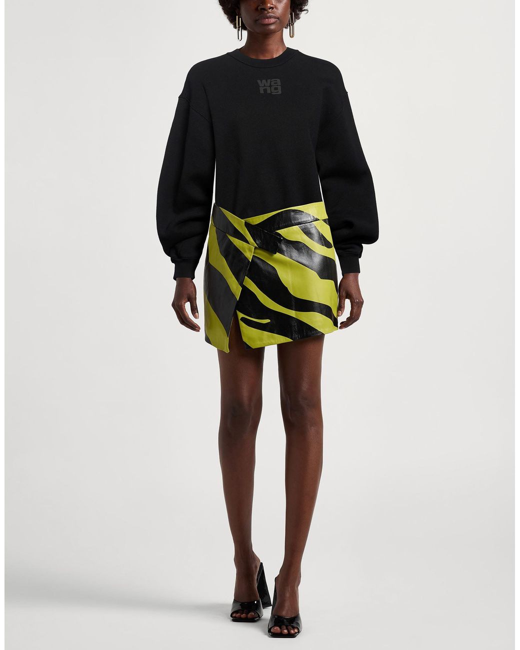T By Alexander Wang Black Sweatshirts