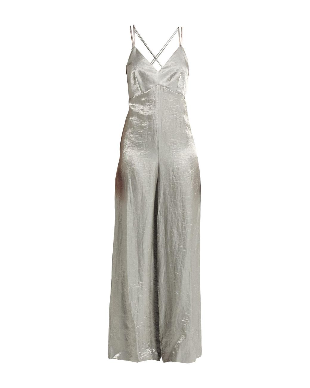 Ottod'Ame White Jumpsuit Viscose, Linen, Polyamide