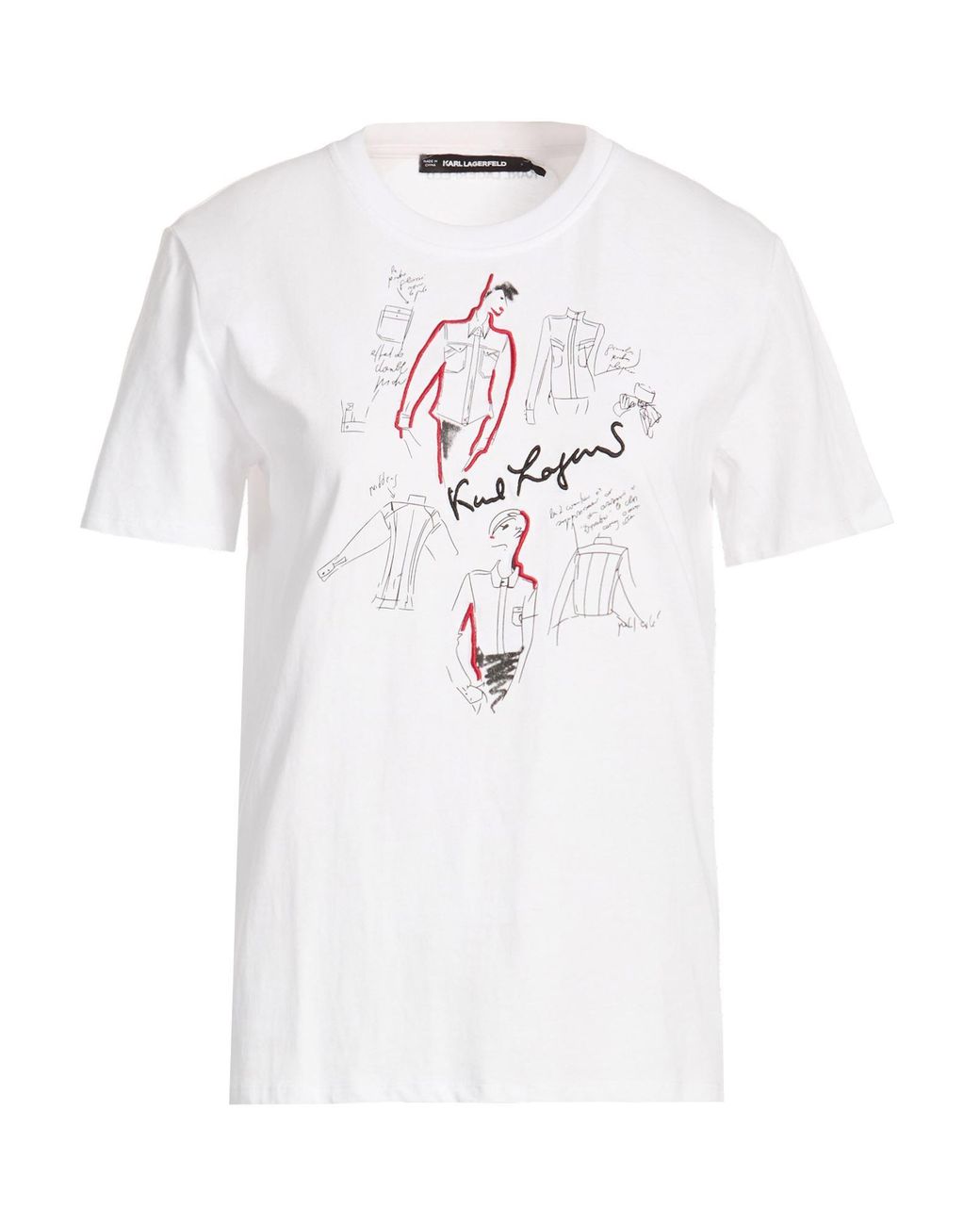 Karl Lagerfeld White T-Shirt