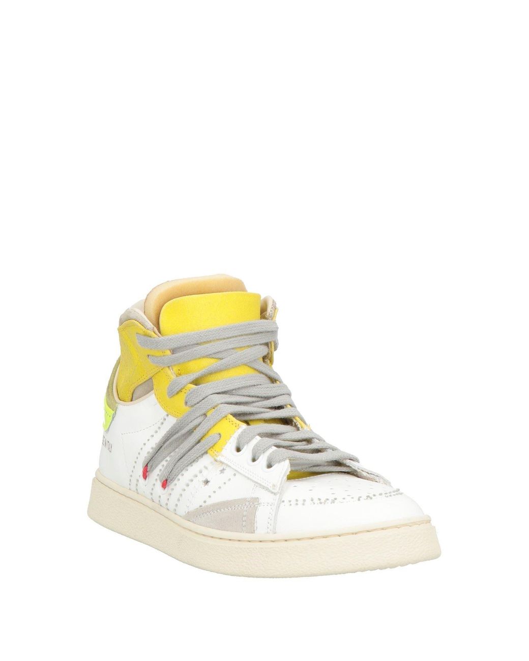 HIDNANDER Yellow Sneakers Leather