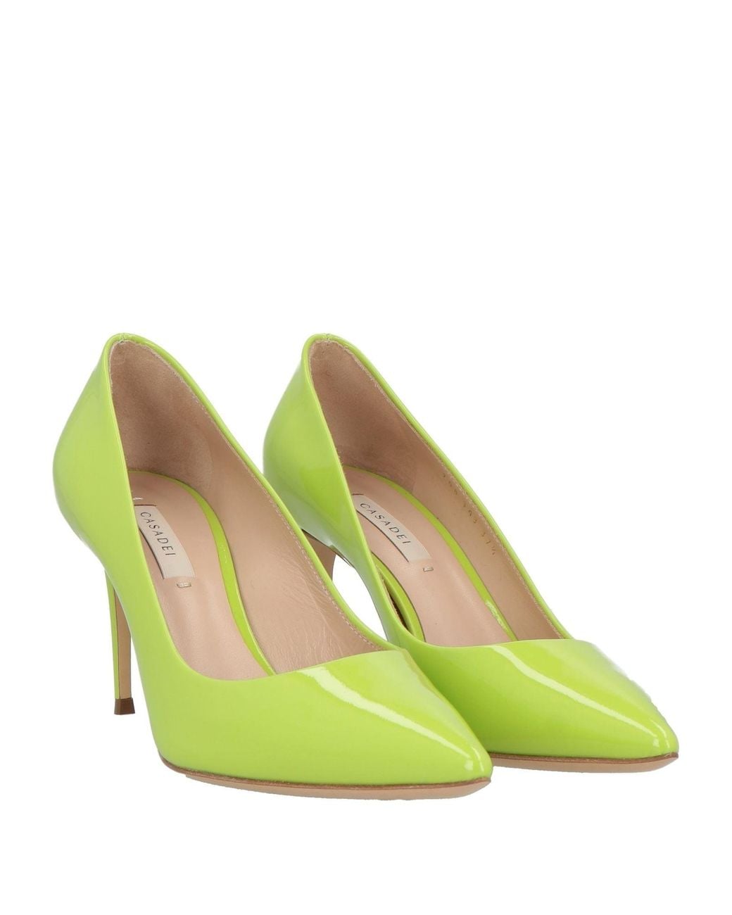 Casadei Green Light Pumps Leather