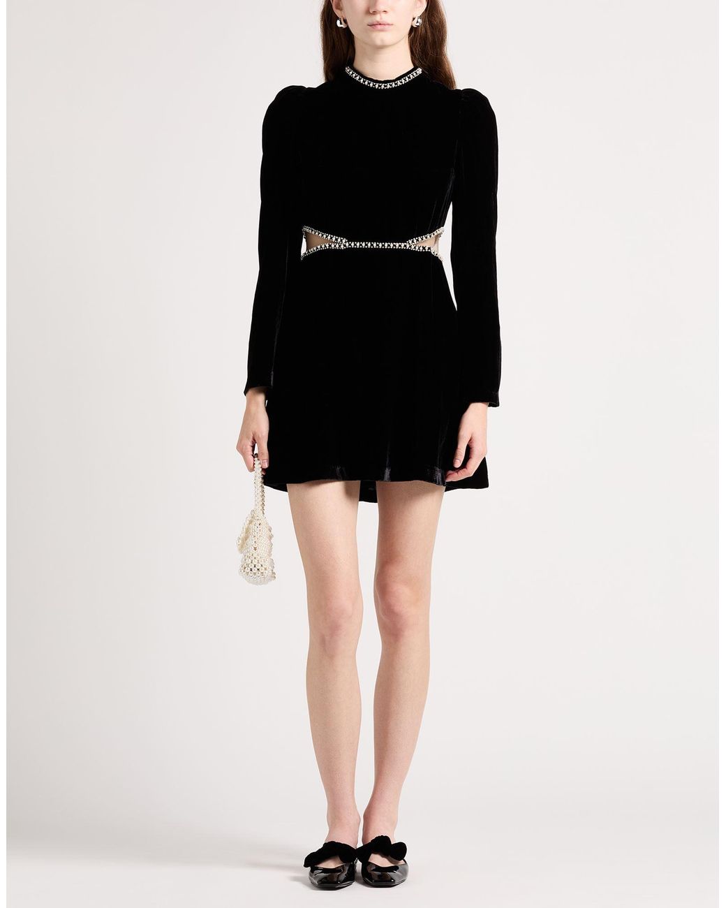 Sandro Black Mini Dress
