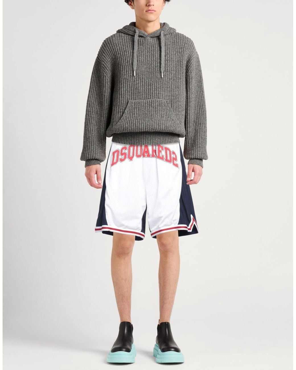 DSquared² White Shorts & Bermuda Shorts for men