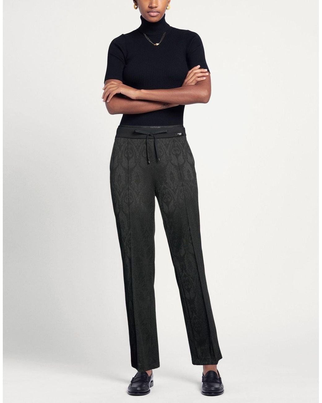 Cambio Black Pants Polyamide, Polyester, Viscose, Elastane