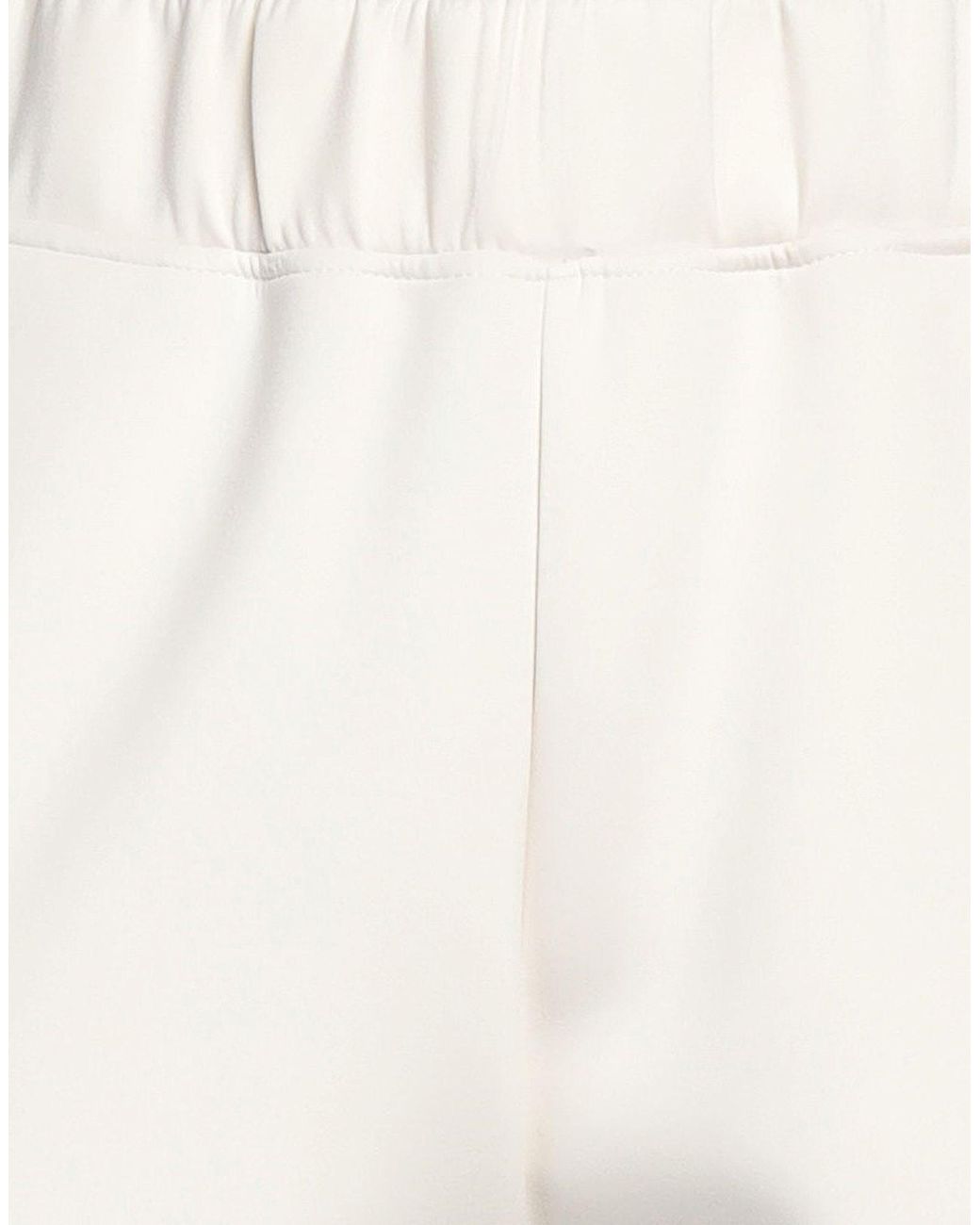 Jijil White Pants Polyester, Elastane