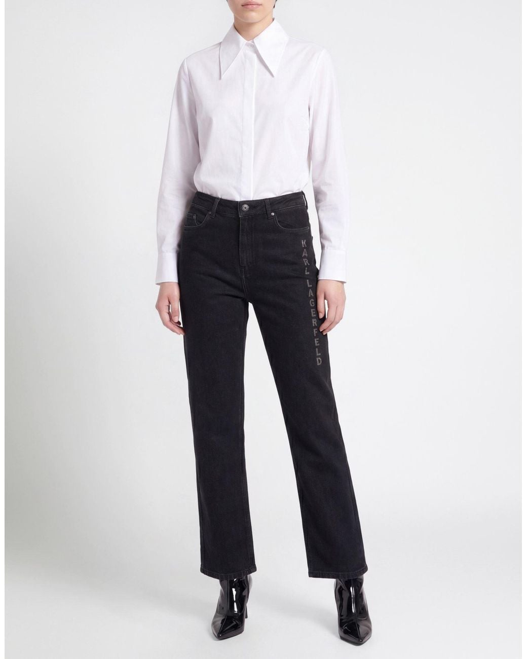Karl Lagerfeld Blue Jeans Cotton, Elastane