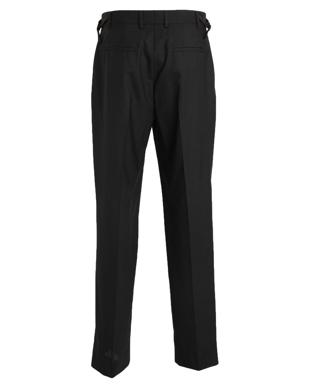 Versace Black Pants Virgin Wool for men