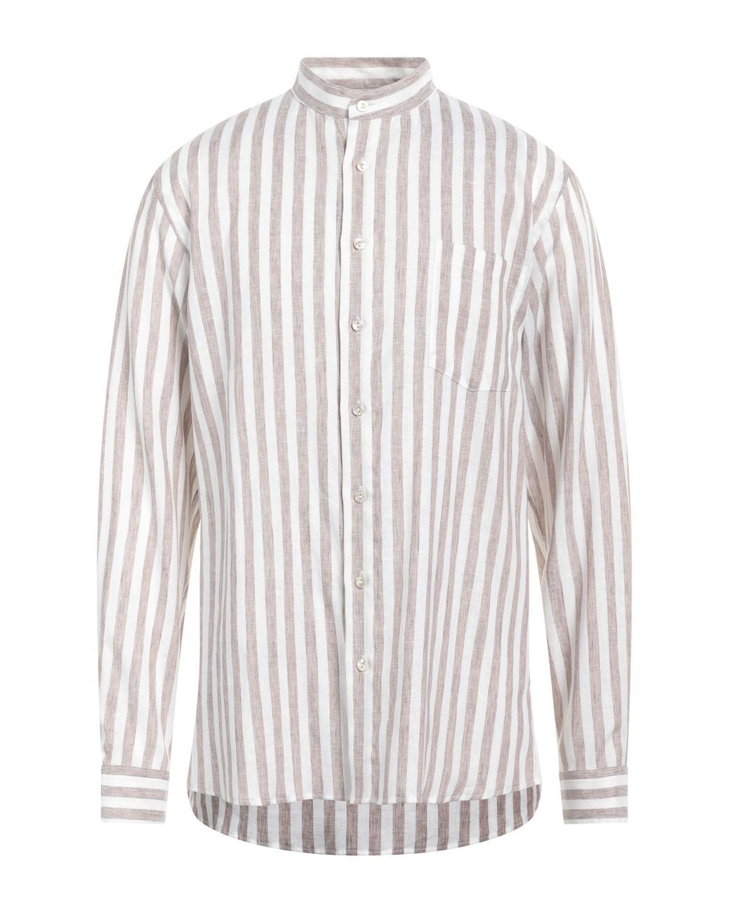Agnona White Shirt Linen for men