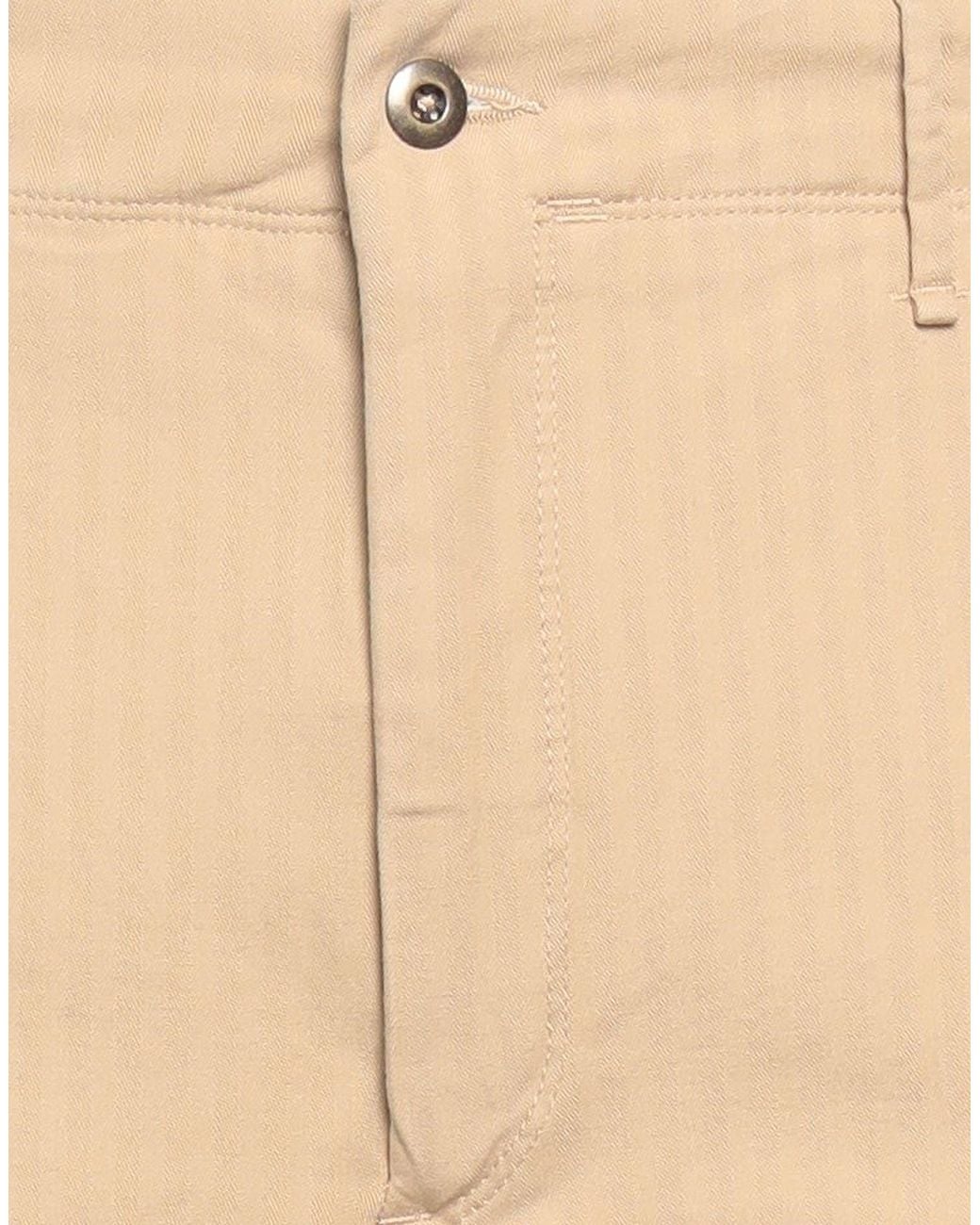 Incotex Natural Pants Cotton, Elastane for men