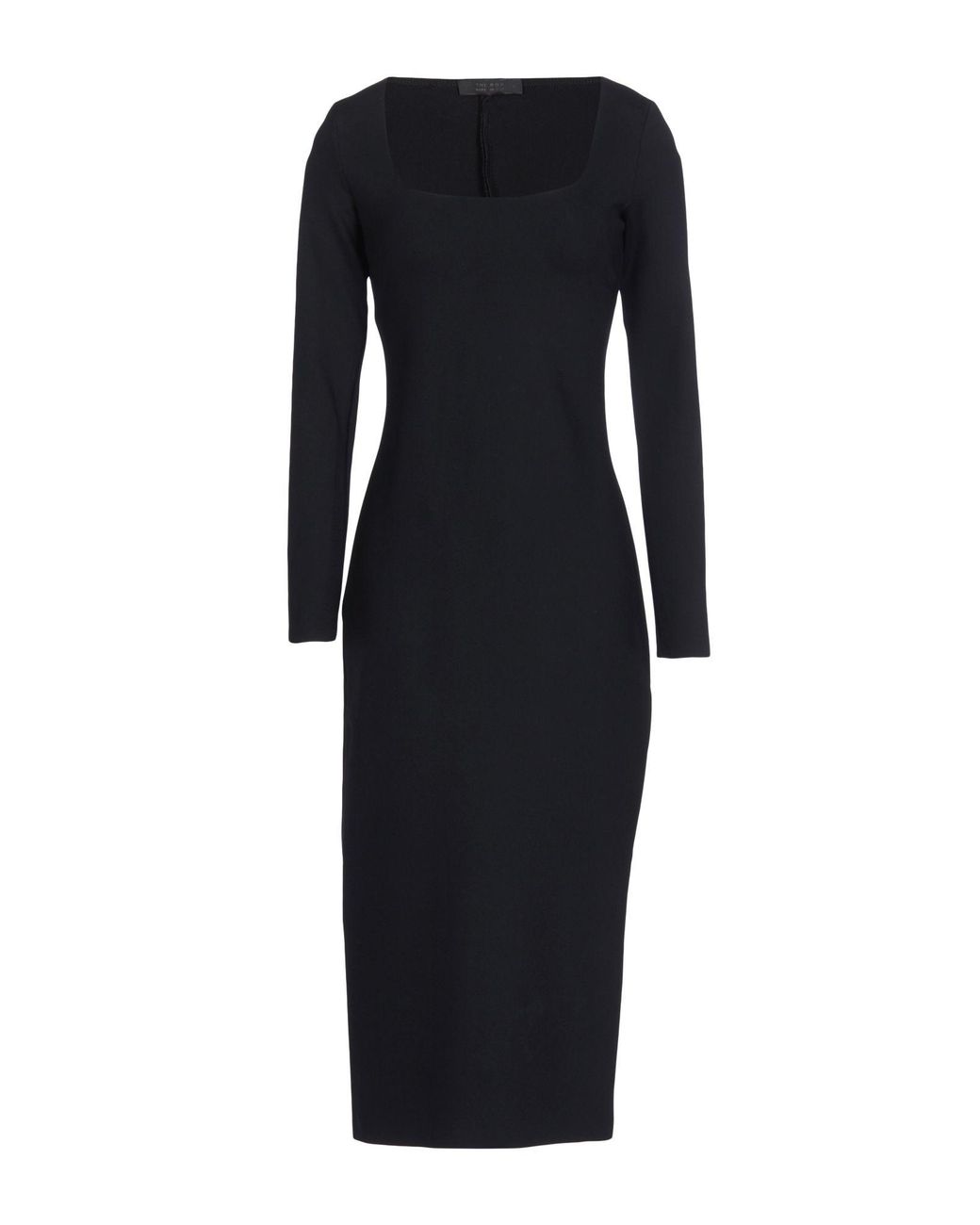 The Row Synthetic Knee-length Dress in Black - Lyst