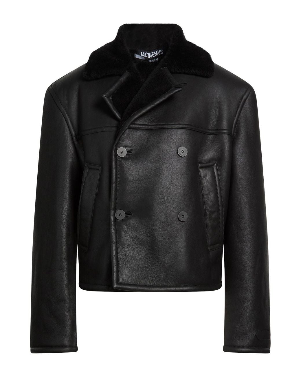 Jacquemus Black Jacket Lambskin for men
