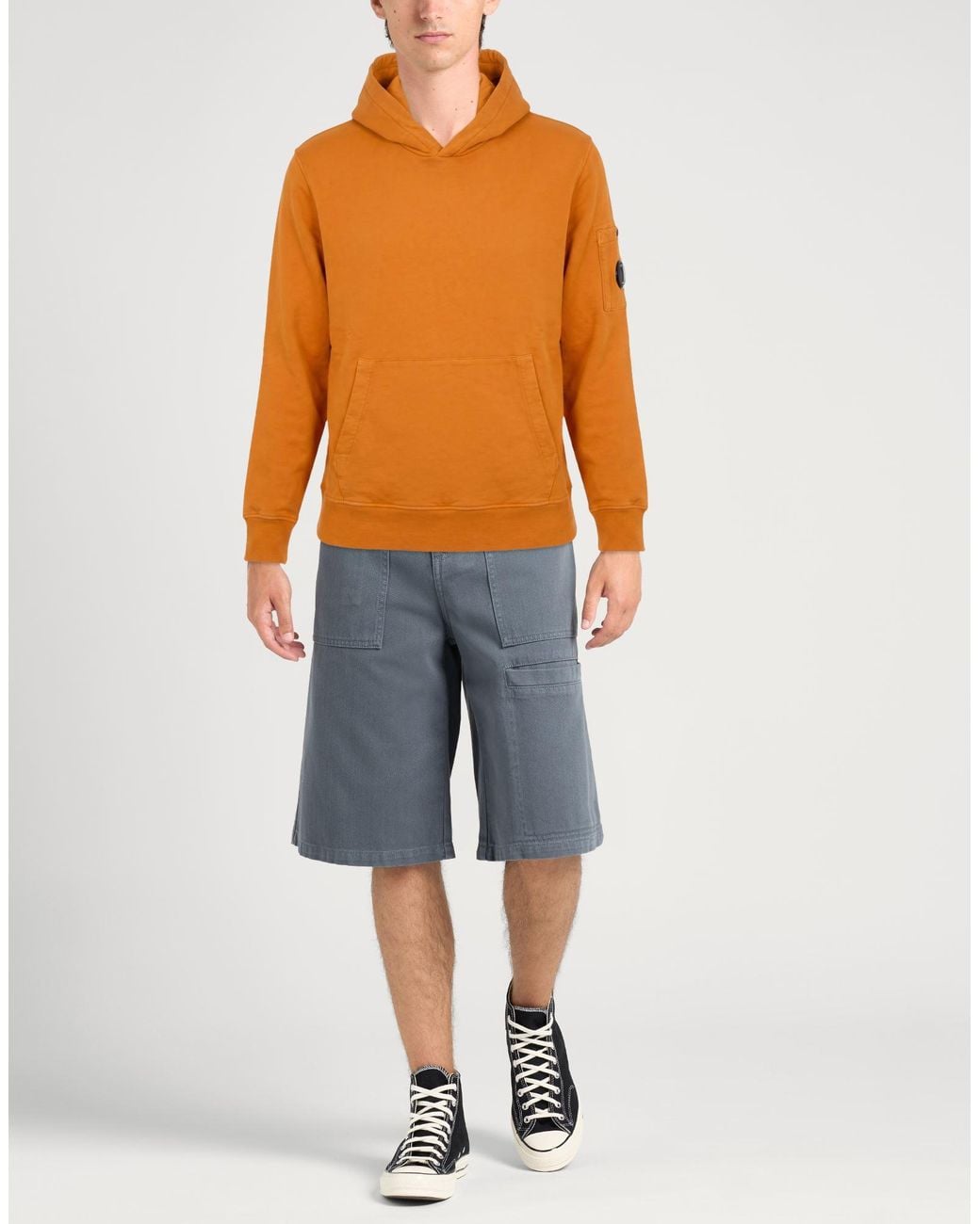C P Company Orange Sweatshirt for men