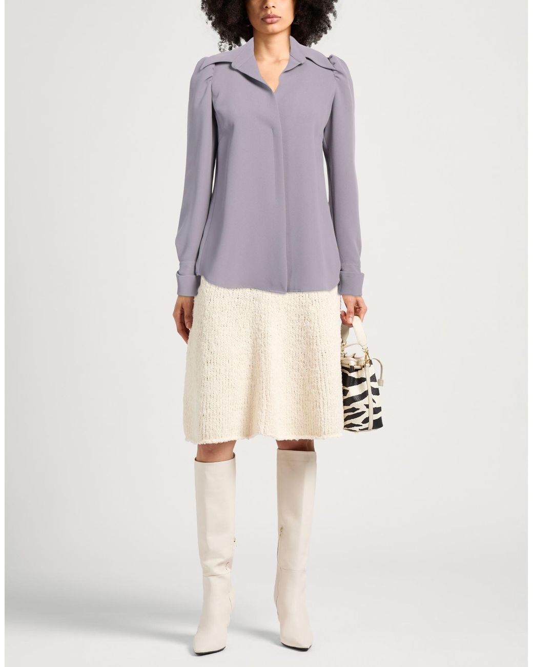 Dries Van Noten Purple Top Polyester