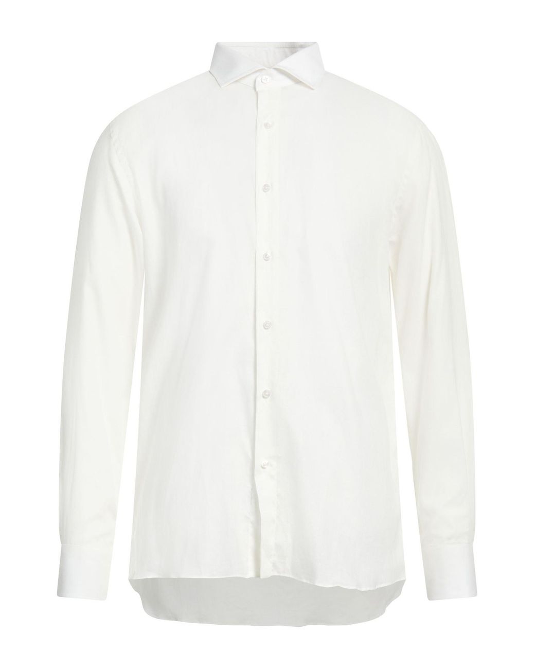 Caruso White Shirt Cotton for men