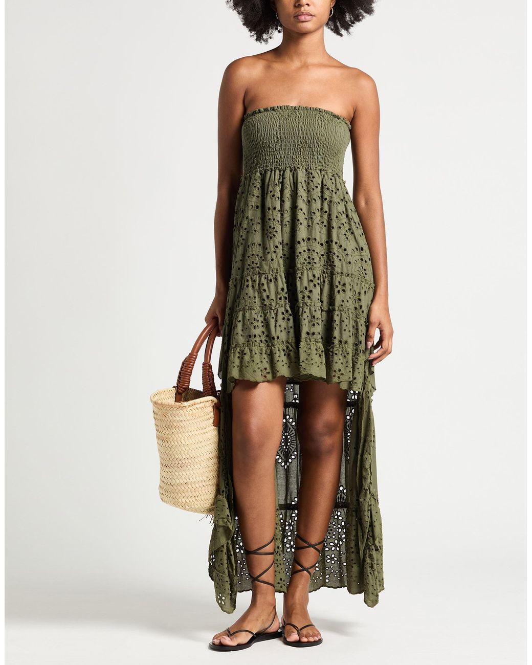 No Secrets Green Maxi Dresses