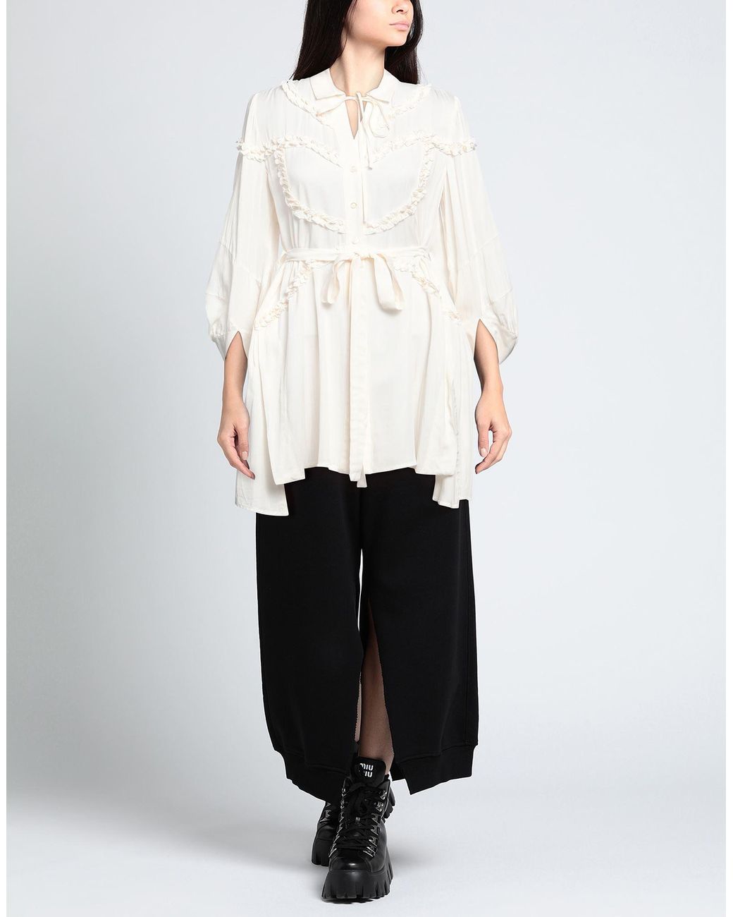 Camisa High de color White