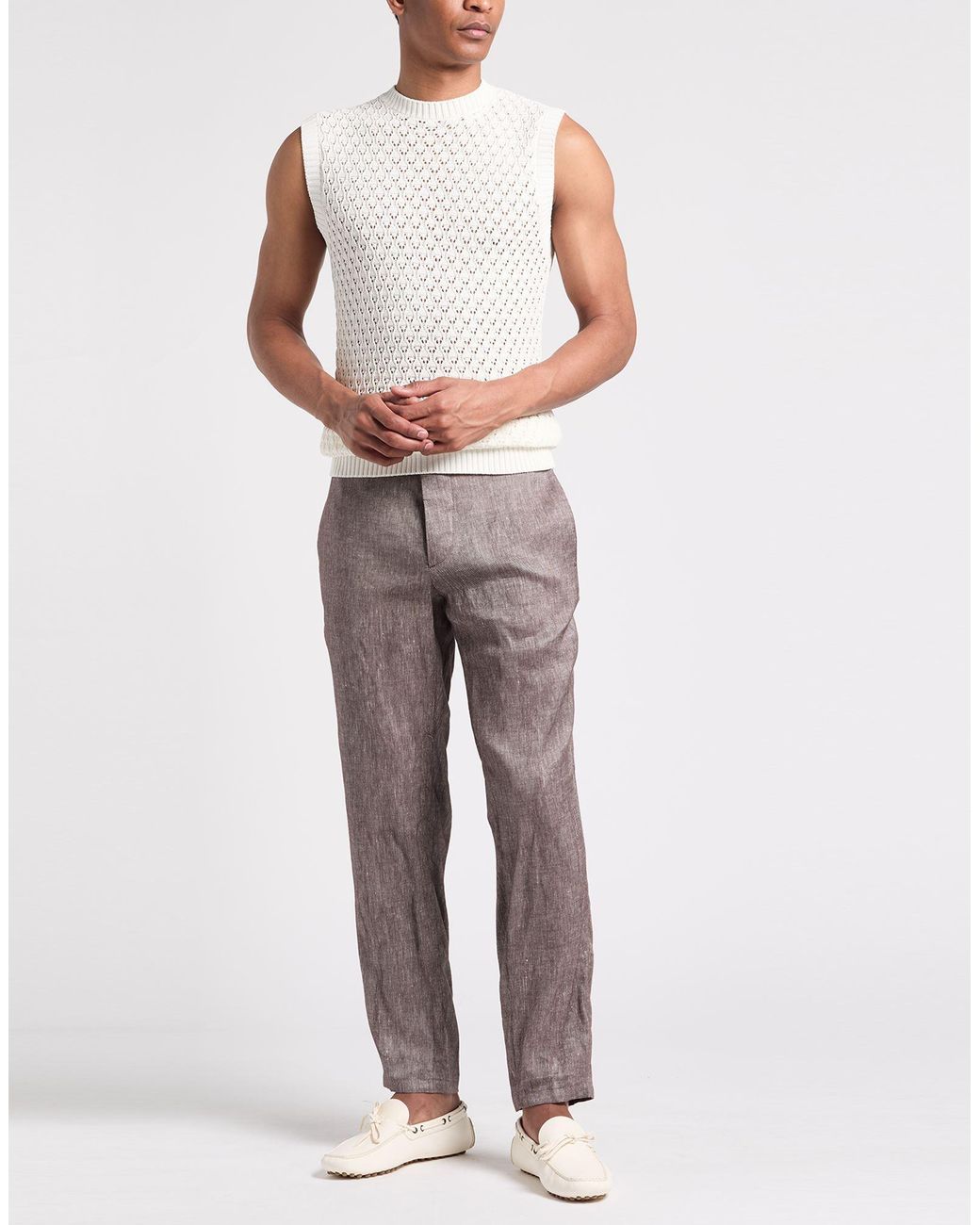 Eleventy White Jumper for men