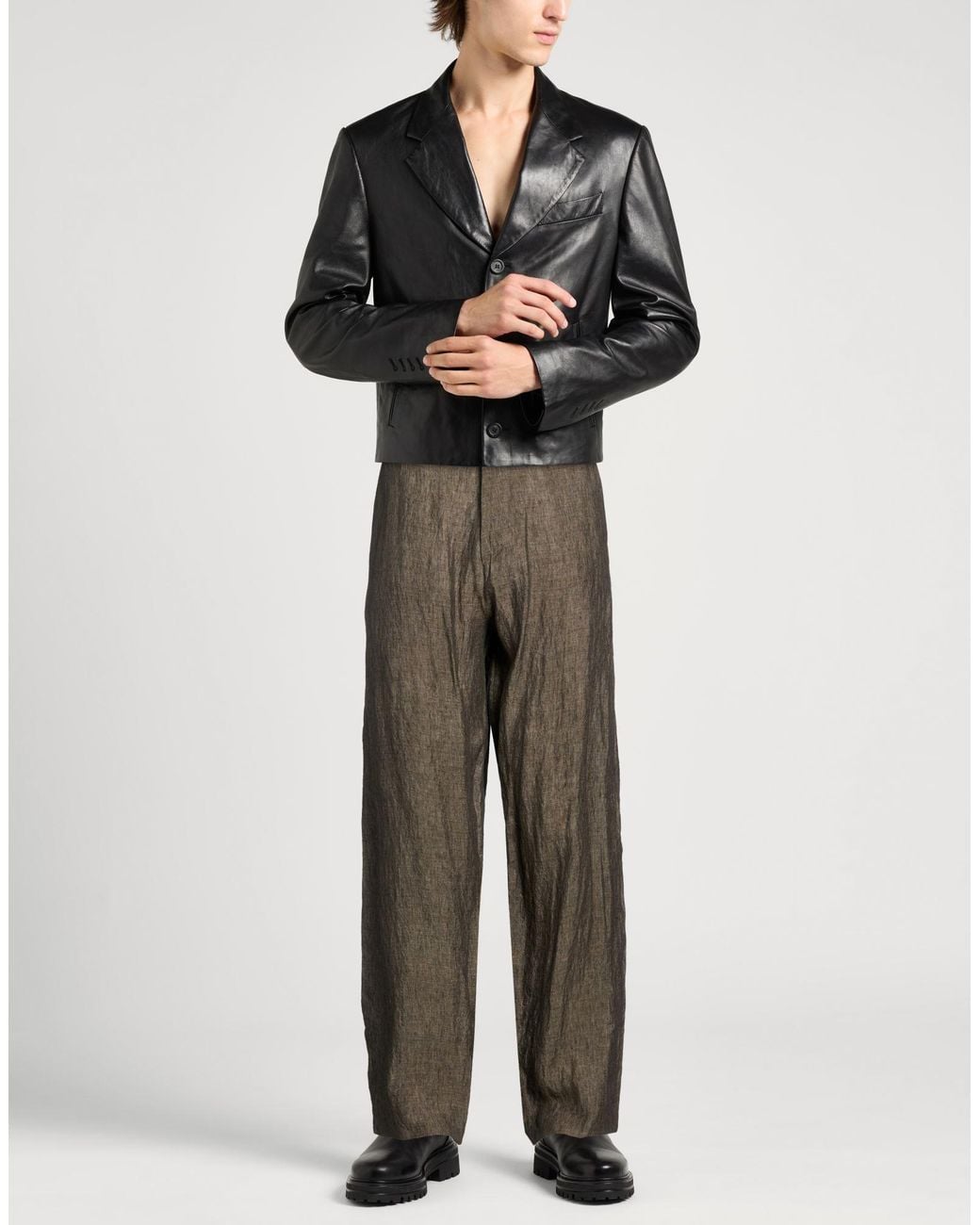 Masnada Gray Pants for men