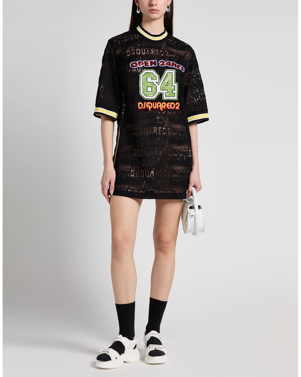 DSquared² Black Mini Dress