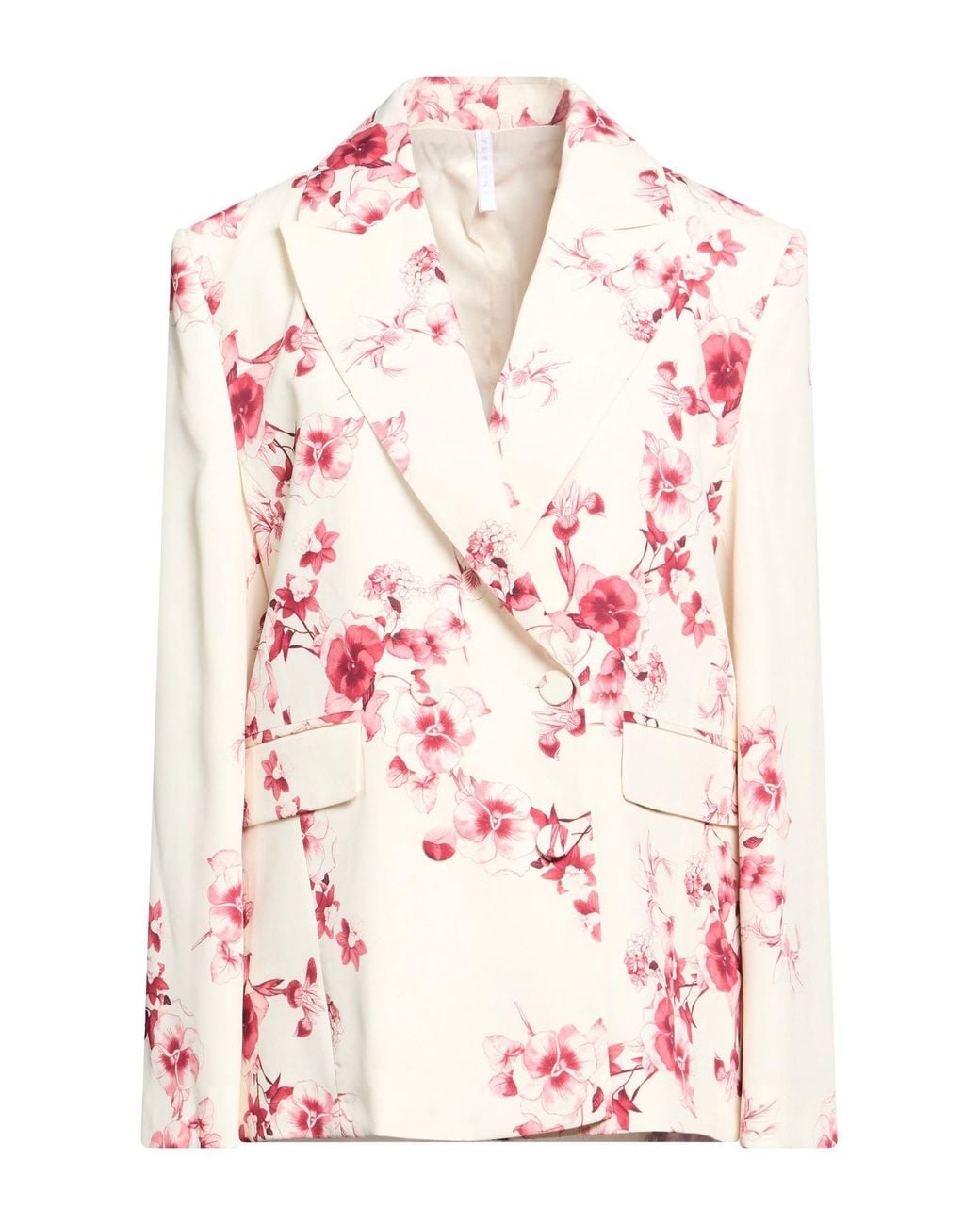 Imperial Pink Cream Blazer Polyester, Elastane