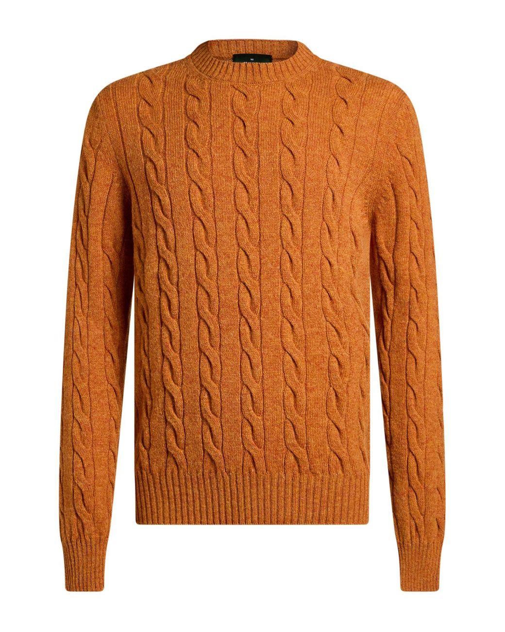 Gran Sasso Orange Rust Sweater Virgin Wool for men