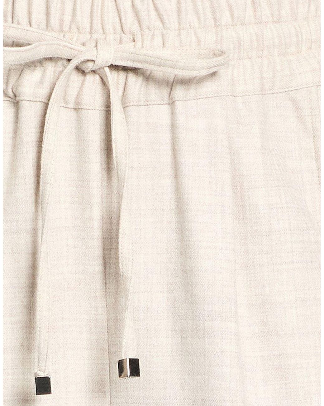 Kiton Natural Pants Virgin Wool, Elastane