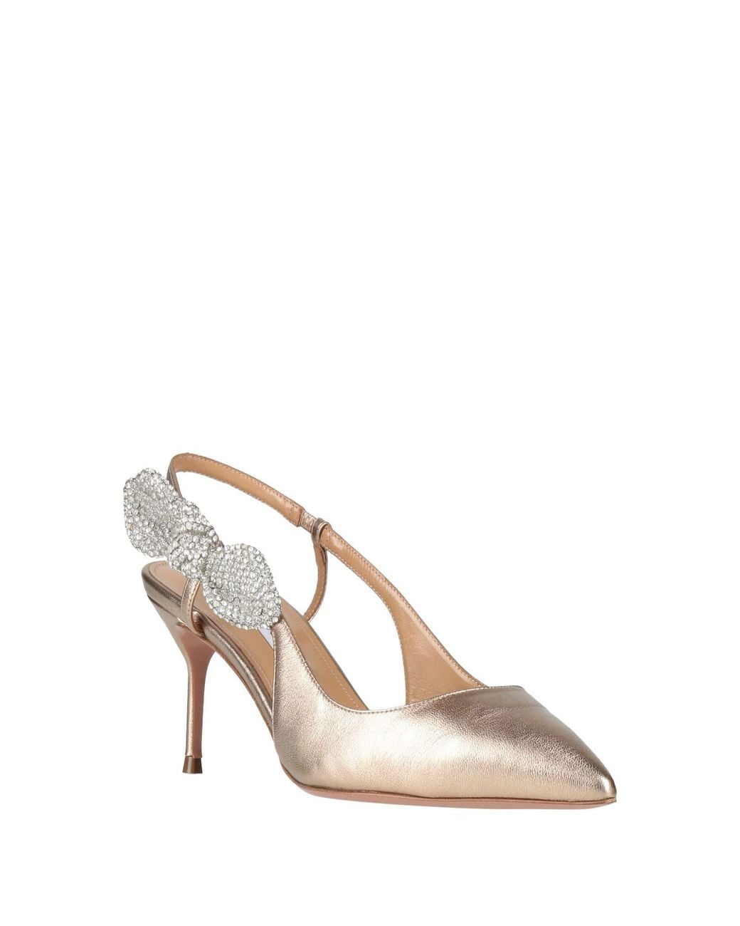 Aquazzura Natural Pumps Leather